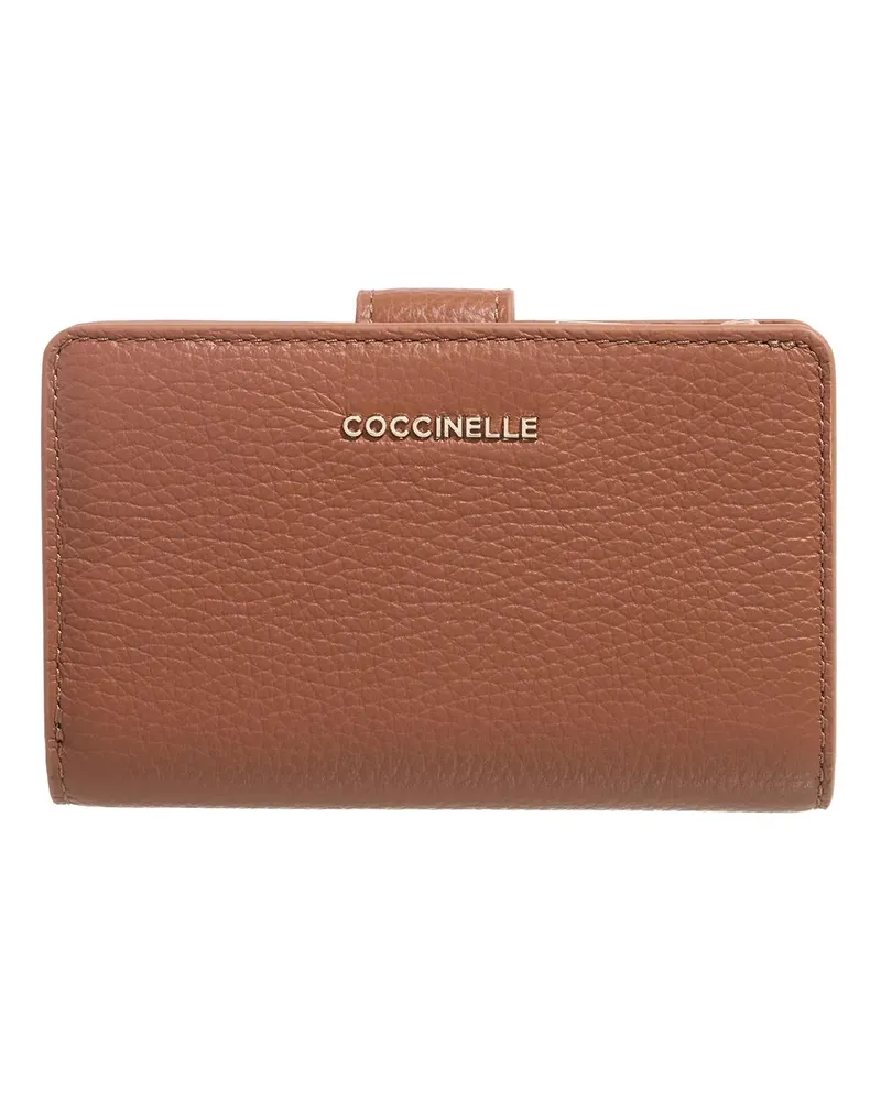 Coccinelle Portemonnaie Metallic Soft braun Braun