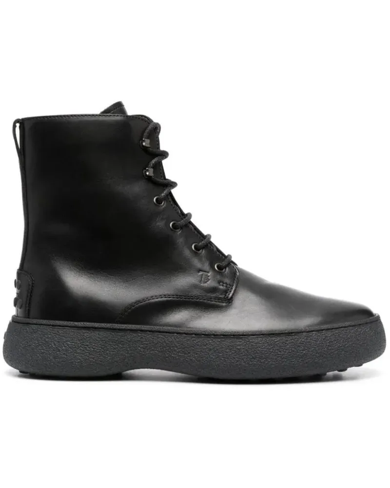 TOD'S Stiefel Montone Booties schwarz Schwarz