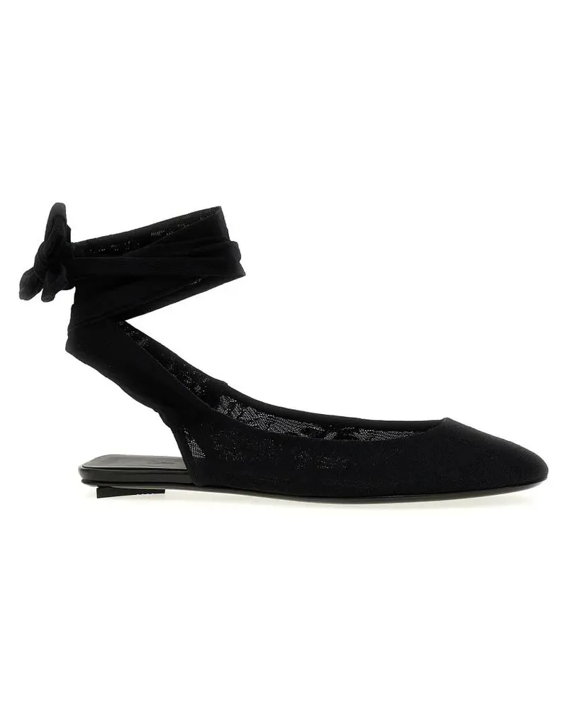 ATTICO Cloe' Ballet Flats schwarz Schwarz