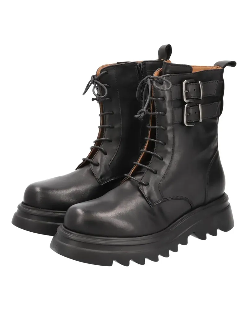 Thea Mika Stiefeletten Schnürstiefeletten schwarz Schwarz
