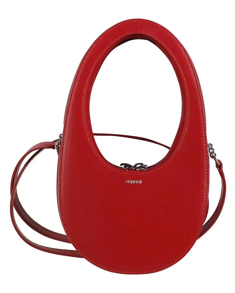 COPERNI Hobo Bags Curved Red Leather Swipe Mini Bag rot Rot