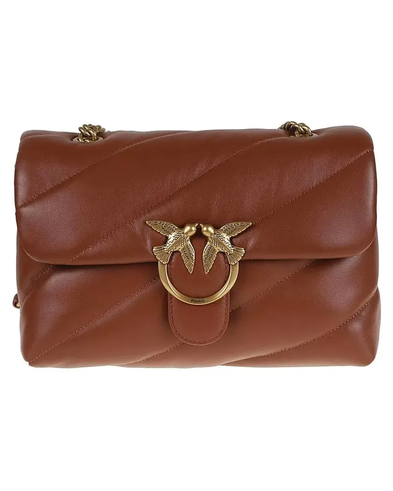 Pinko Hobo Bags Love Puff Classic Cl Sheep Nap braun Braun