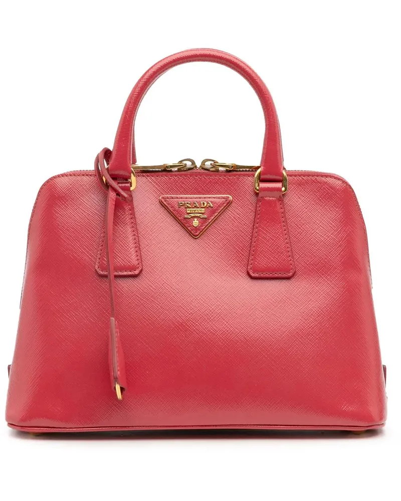 Prada Hobo Bags Limited Edition Small Saffiano Vernice Promenade S rosa Gold