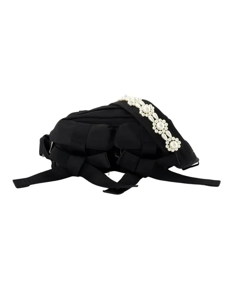 Simone Rocha Clutches Bow Crossbody -  - Nylon - Black schwarz Schwarz