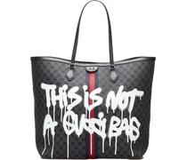 Shopper The Hacker Project Graffiti BB Supreme Tote schwarz