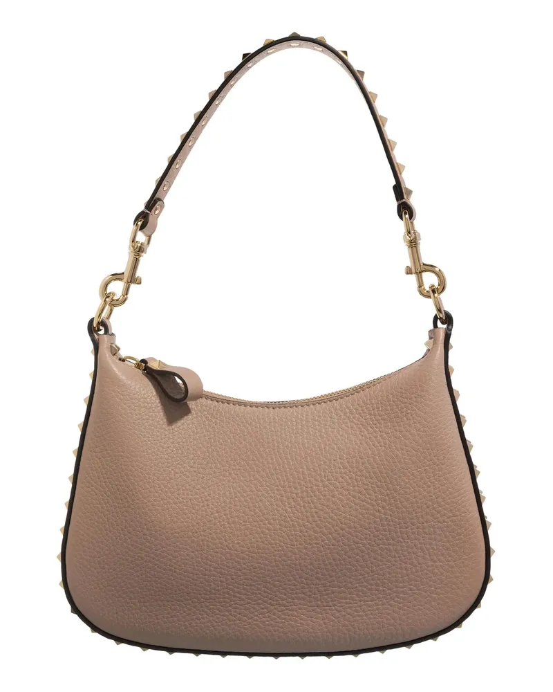 Valentino Garavani Shopper Small Hobo Rockstud Taupe