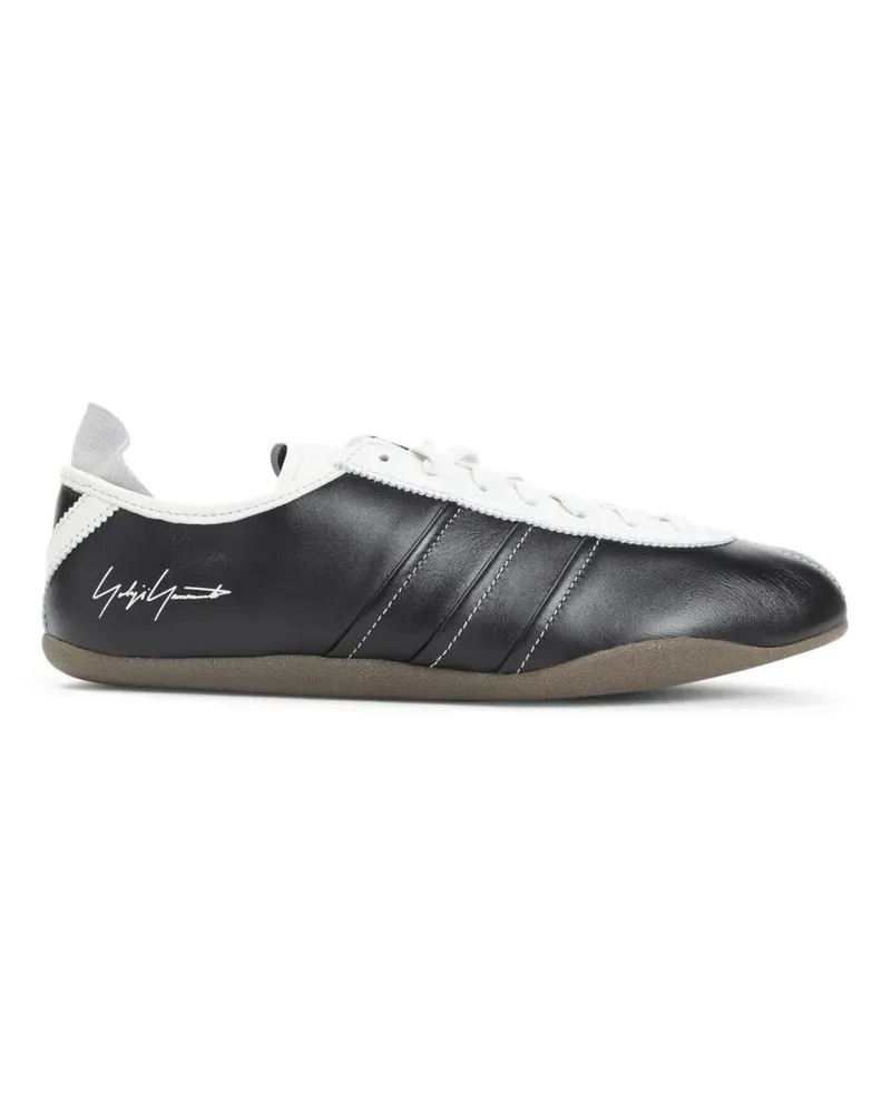 Y-3 Low-Top Sneaker Premium Calf Leather Sneakers With Rubber Sole schwarz Schwarz
