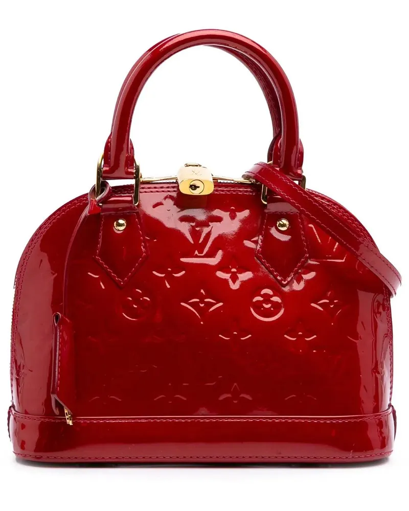 Louis Vuitton Hobo Bags 2013 Monogram Vernis Alma BB rot Rot