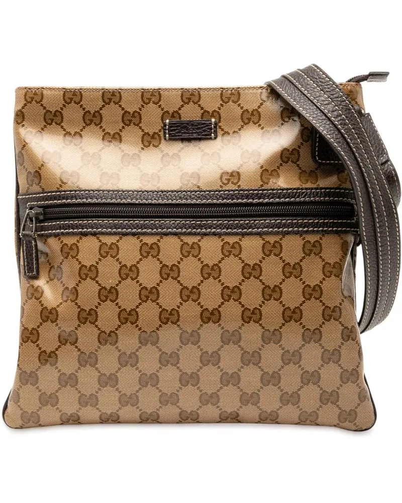 Gucci Hobo Bags GG Crystal Crossbody braun Braun