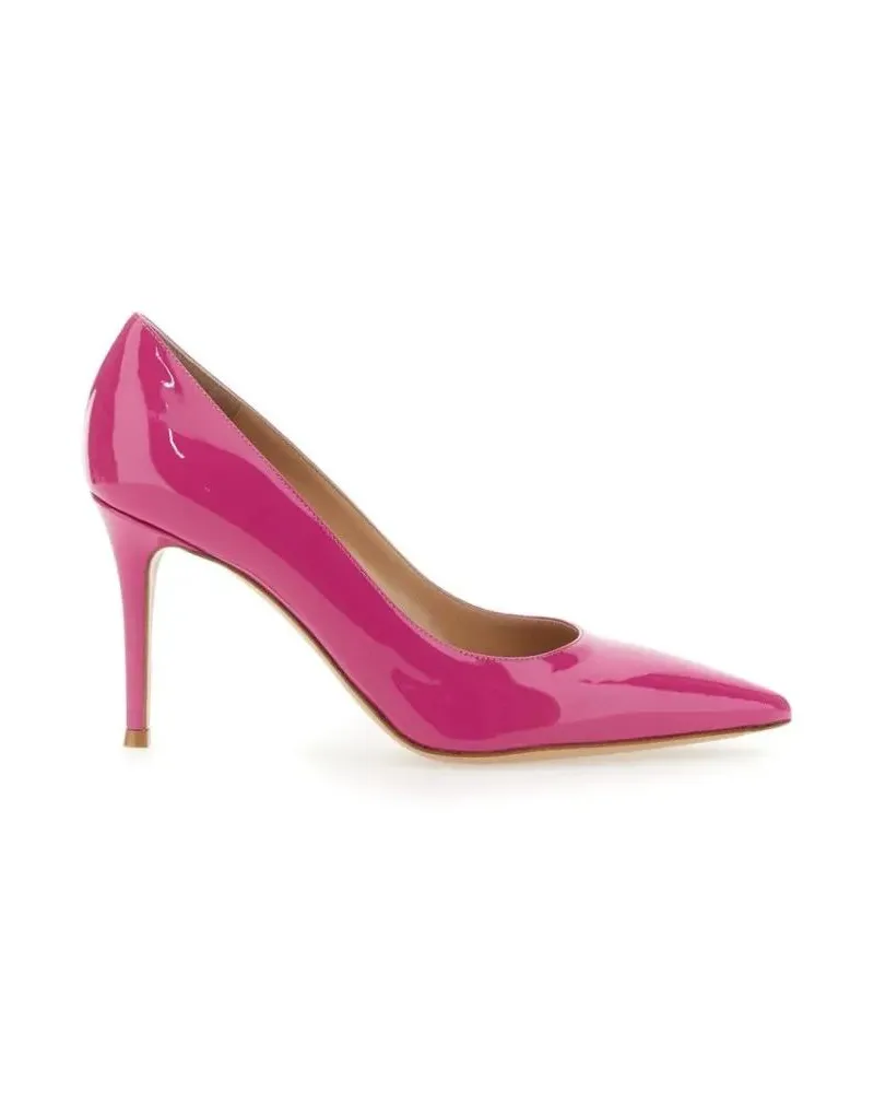 Gianvito Rossi Hohe Schuhe "Gianvito 85" Décollete pink Rosa