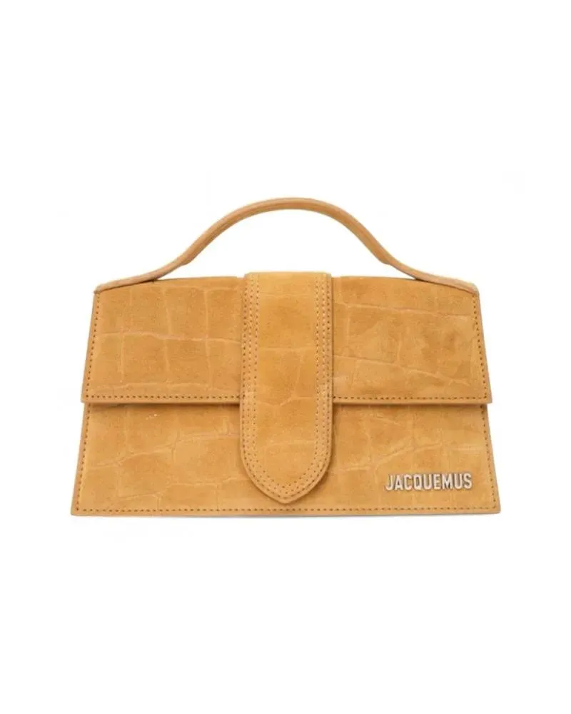 Jacquemus Crossbody Bags Le Grand Bambino Camoscio Cocco Handbag braun Braun