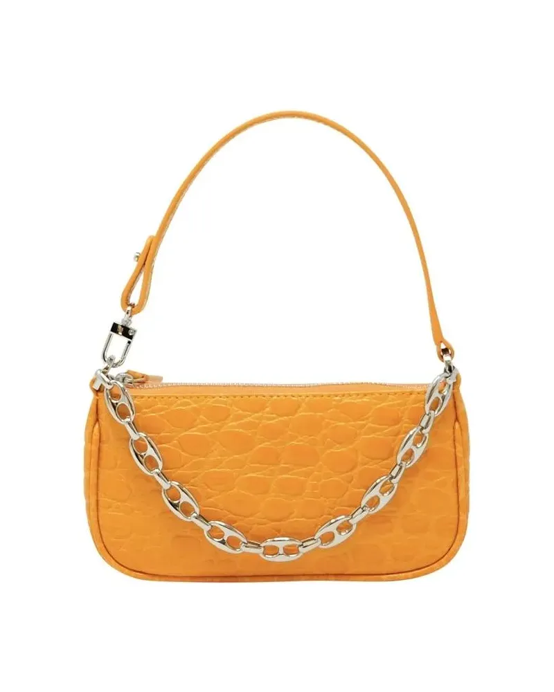 by FAR Crossbody Bags Mini Rachel Orange Croco Leather Handbag braun Braun