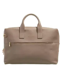 Isabel Bernard Aktentaschen Honoré Anique taupe calfskin leather handbag with Taupe