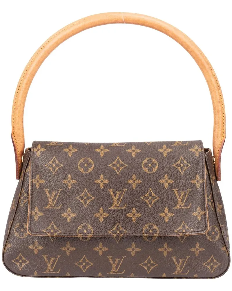 Louis Vuitton Crossbody Bags  Canvas Monogram Looping PM Handbag braun Braun