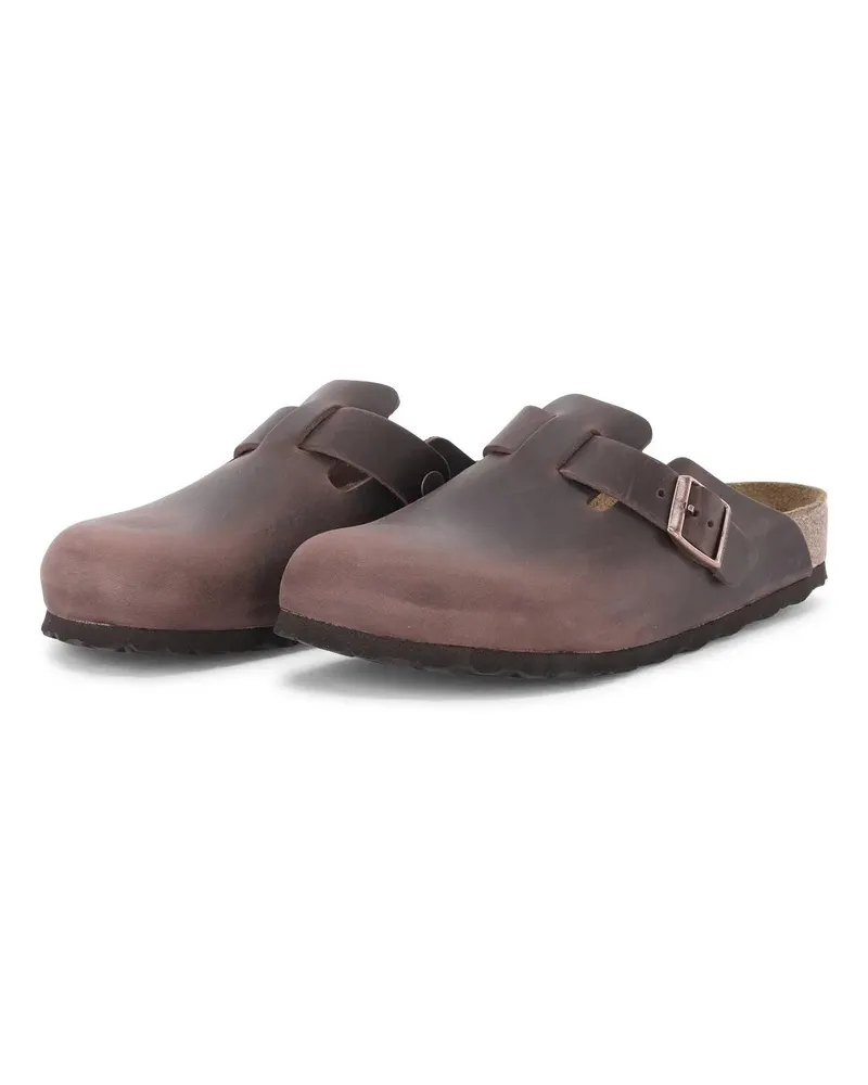 Birkenstock Low-Top Sneaker Sandale Boston Oiled Leather braun Braun