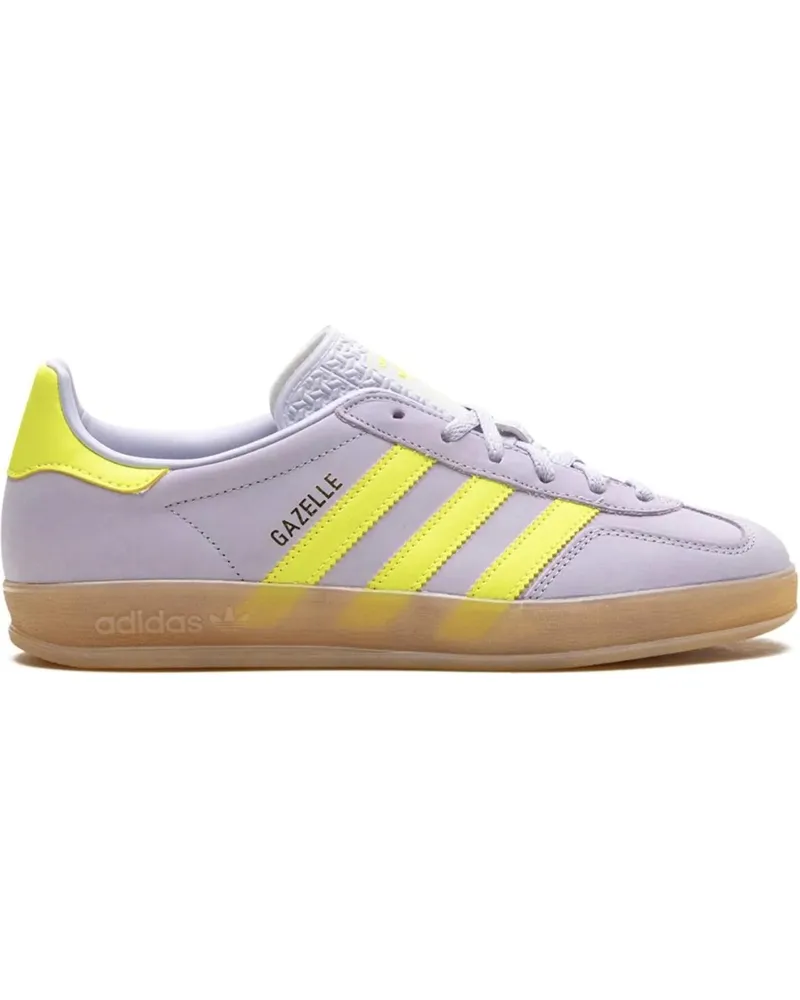 adidas Low-Top Sneaker Gazelle Indoor W Silver Dawn/solar Yellow/gum braun Braun