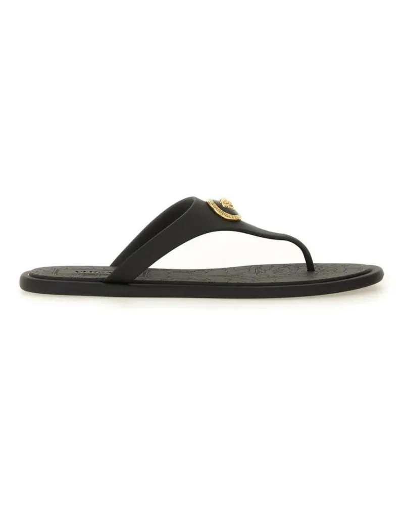 Versace Sandalen "Alia" Flip Flop Sandal schwarz Schwarz