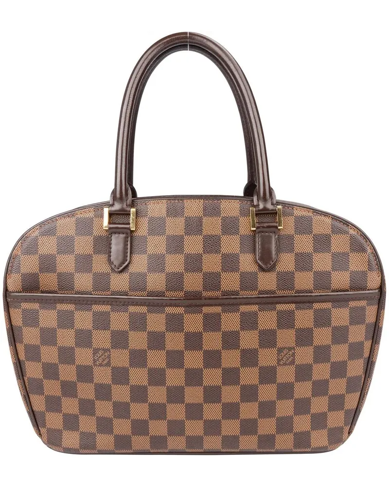 Louis Vuitton Crossbody Bags  Damier Ebene Monogram Saria Handbag braun Braun