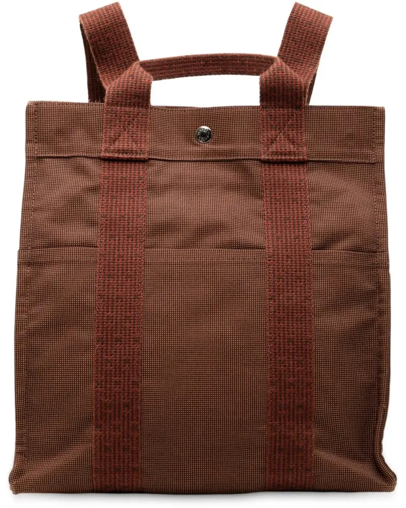 Hermès Rucksäcke Canvas Herline Backpack PM braun Braun