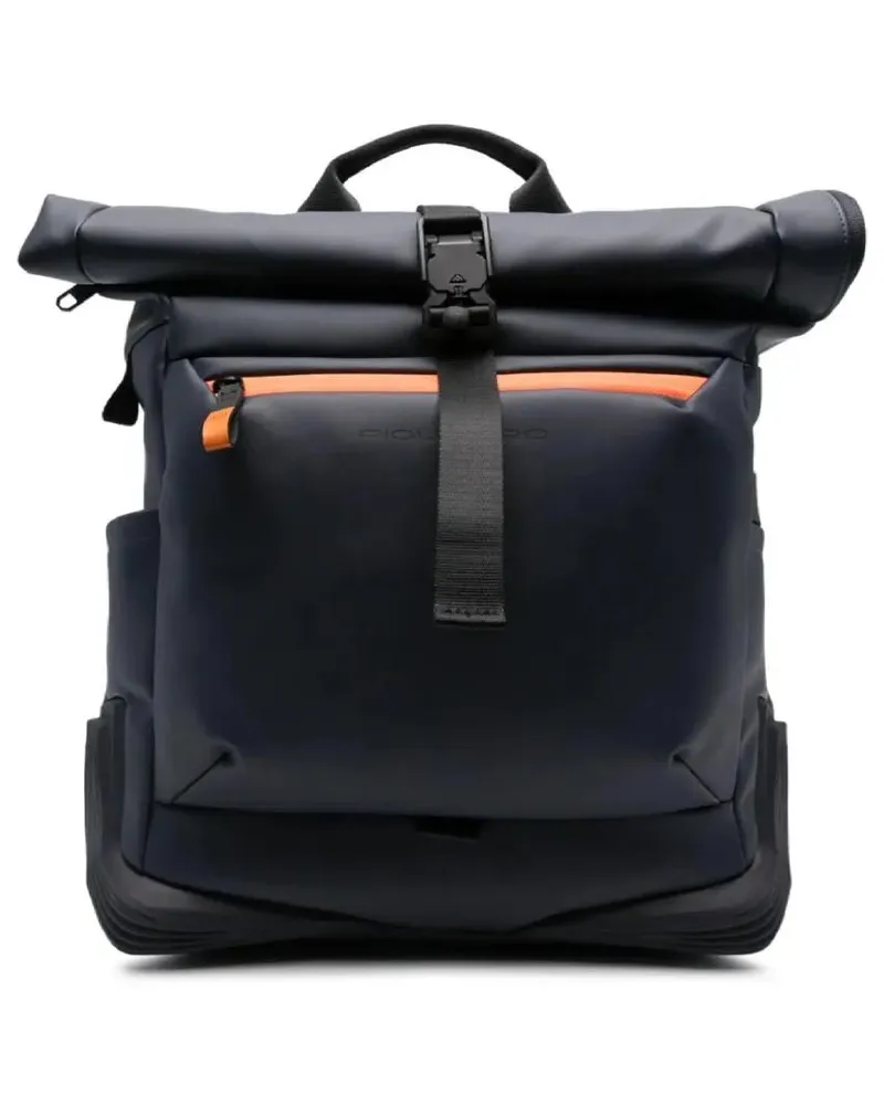 Piquadro Rucksäcke Roll-Top Backpack schwarz Schwarz