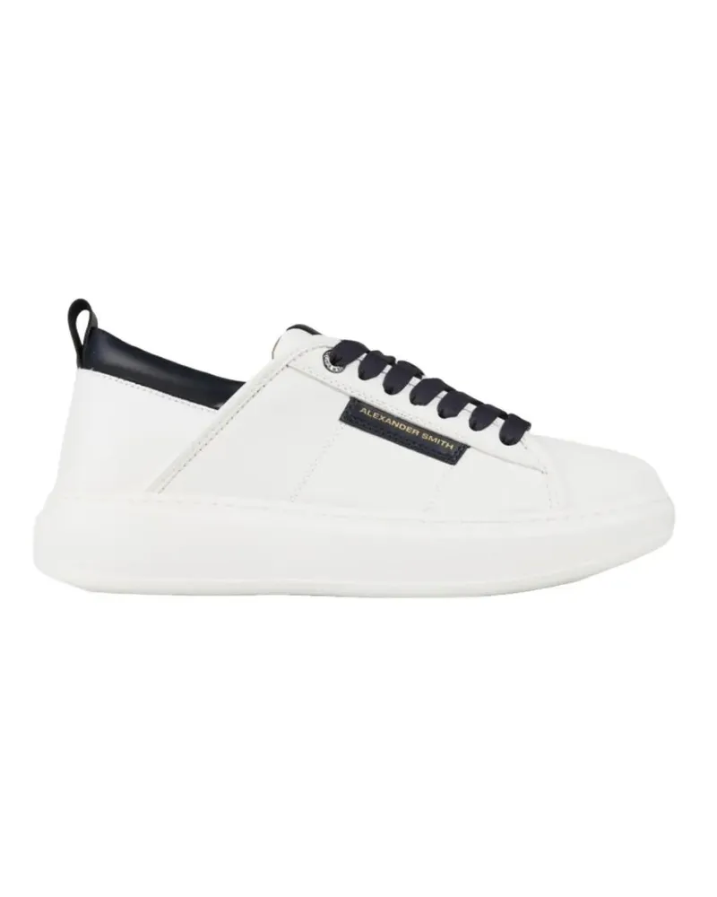 Alexander Smith Low-Top Sneaker Ecowembley Sneakers In White Vegetable Leather weiß Weiß