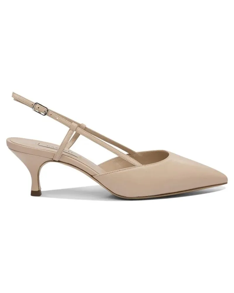 Casadei Hohe Schuhe Beige Heeled Shoes With Pointed Toe beige Beige