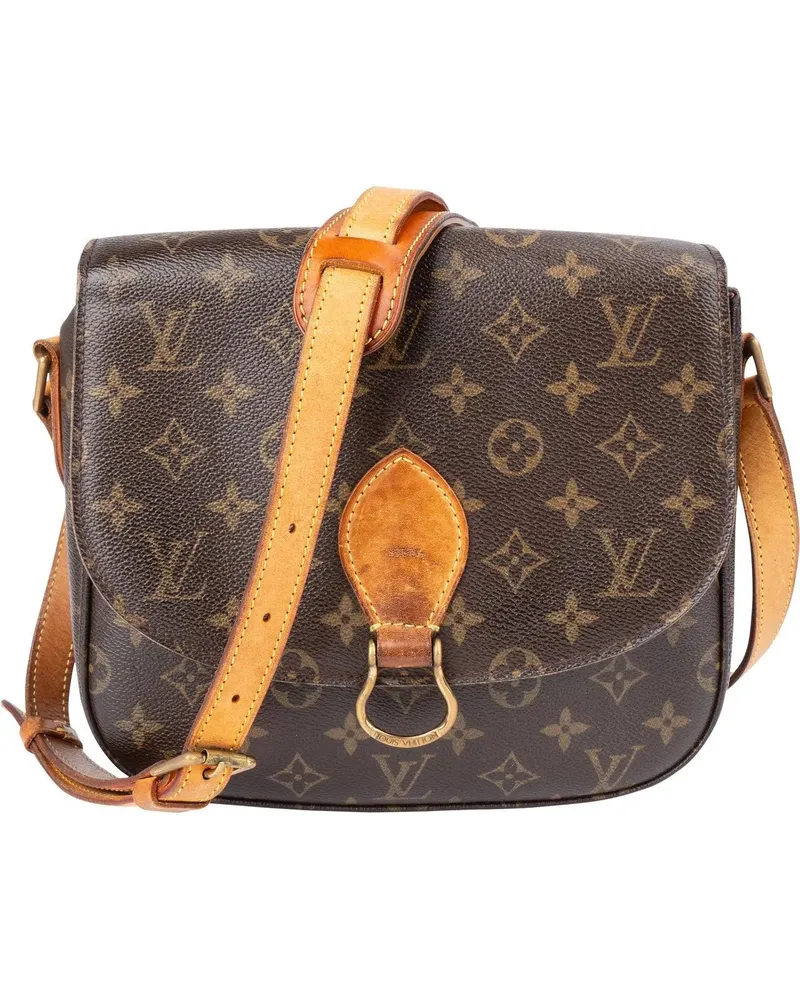 Louis Vuitton Crossbody Bags  Canvas Monogram Saint Cloud GM Cross braun Braun