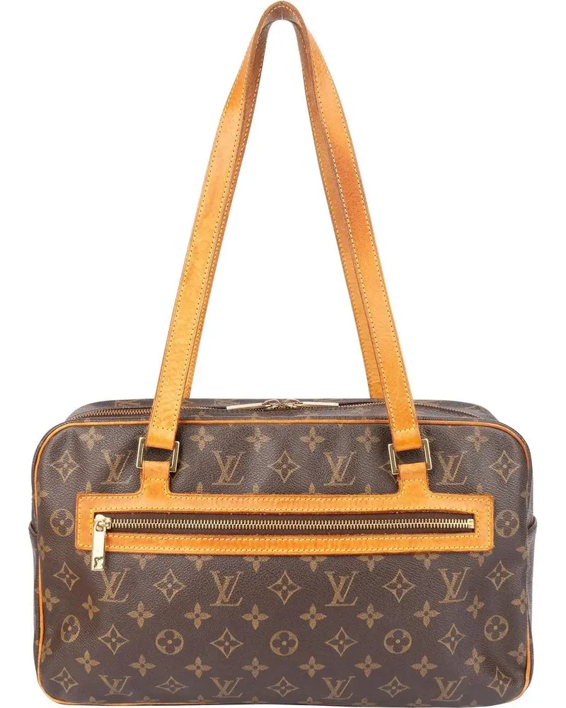 Louis Vuitton Crossbody Bags  Canvas Monogram Cite GM Shoulder Bag braun Braun