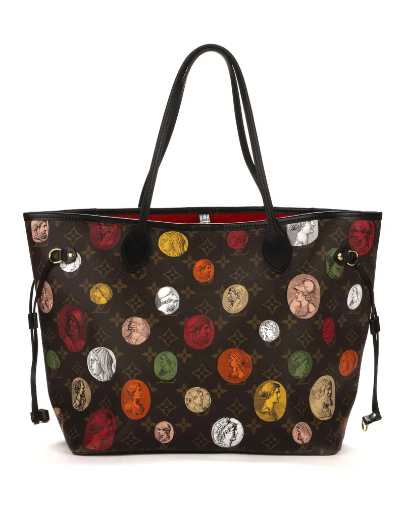 Louis Vuitton Crossbody Bags Ltd. Ed. Fornasetti Neverfull MM braun Braun