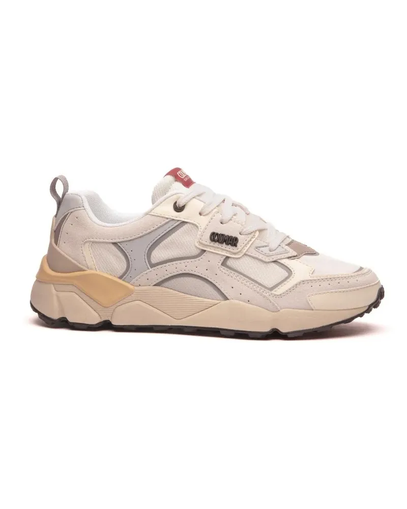 Colmar Low-Top Sneaker Garner Smooth Sneakers With Textured Nylon beige Beige
