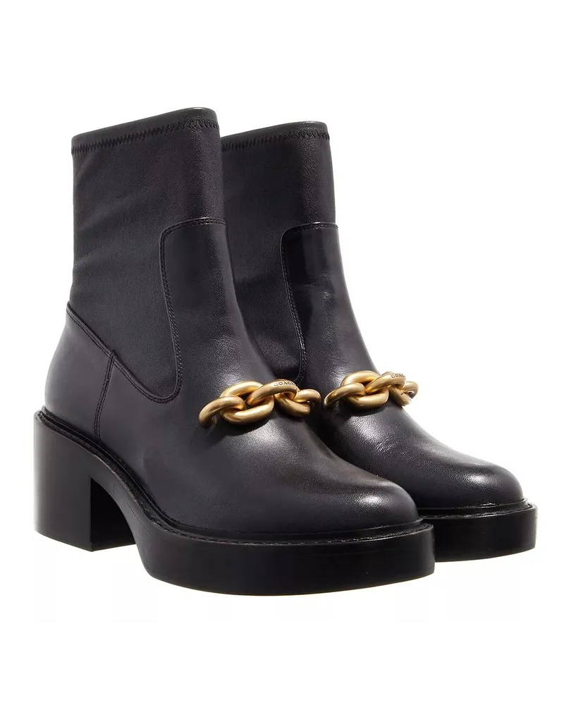 Coach Stiefel & Boots Kenna Leather Bootie schwarz Schwarz