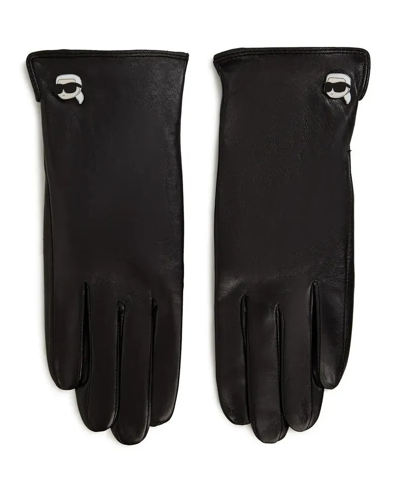 Karl Lagerfeld Handschuhe IKON Handschuhe schwarz Schwarz