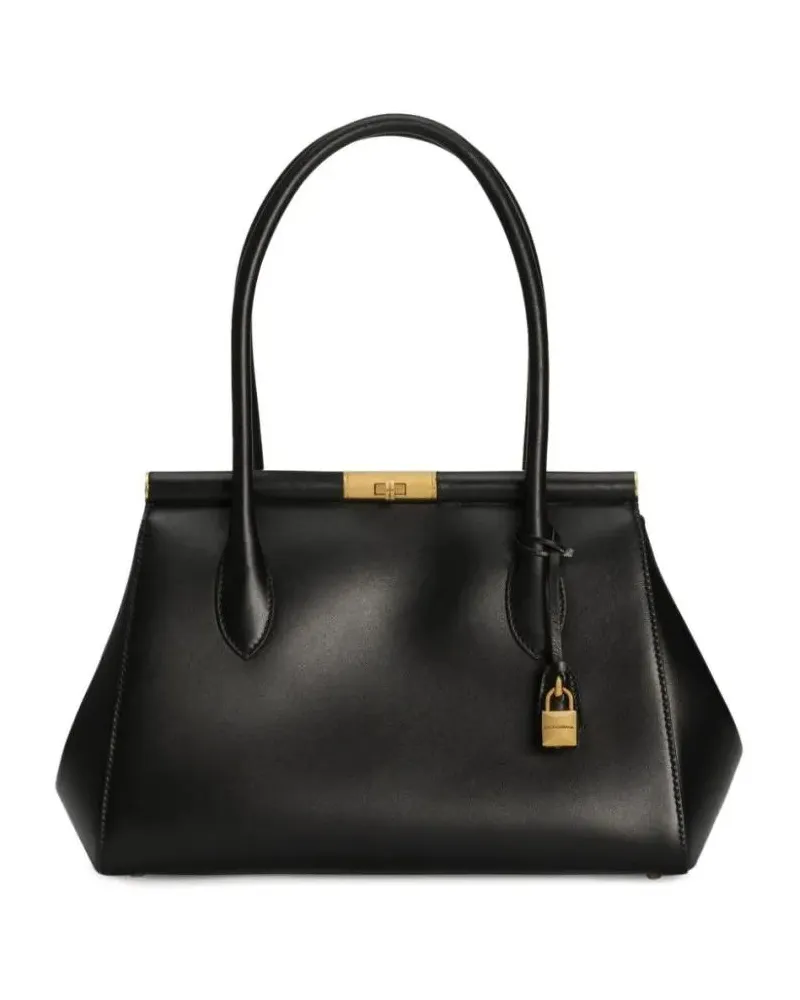 Dolce & Gabbana Crossbody Bags Structured Black Handbag schwarz Schwarz
