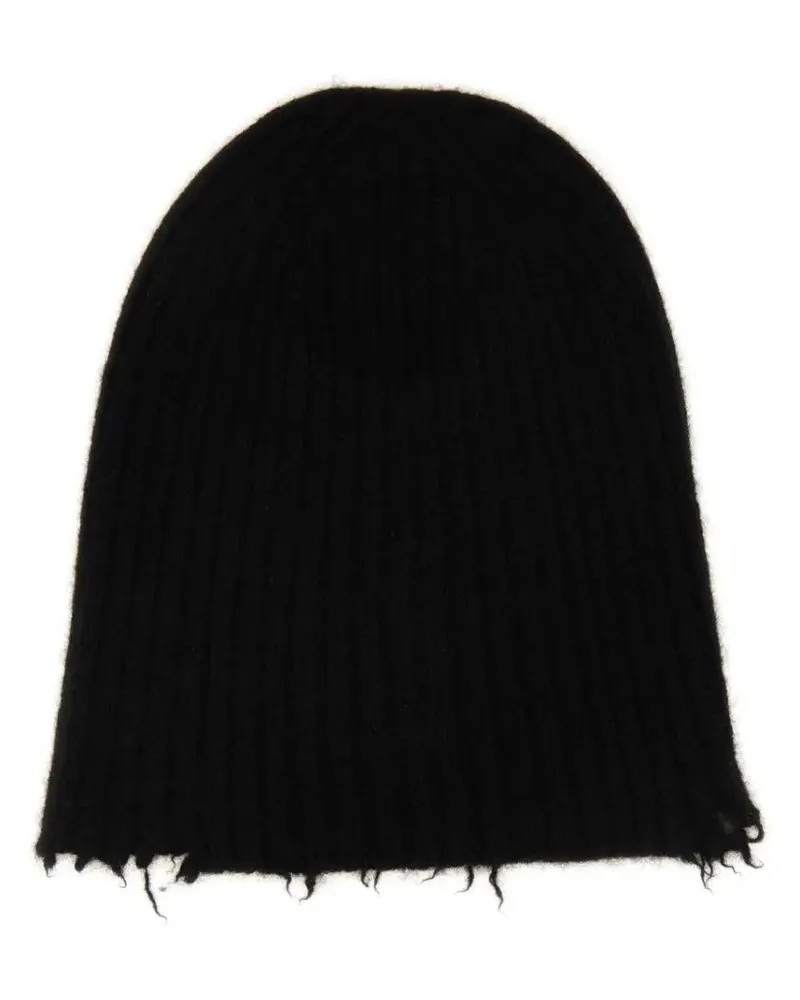 Uma Wang Caps & Mützen Cashmere Beanie schwarz Schwarz