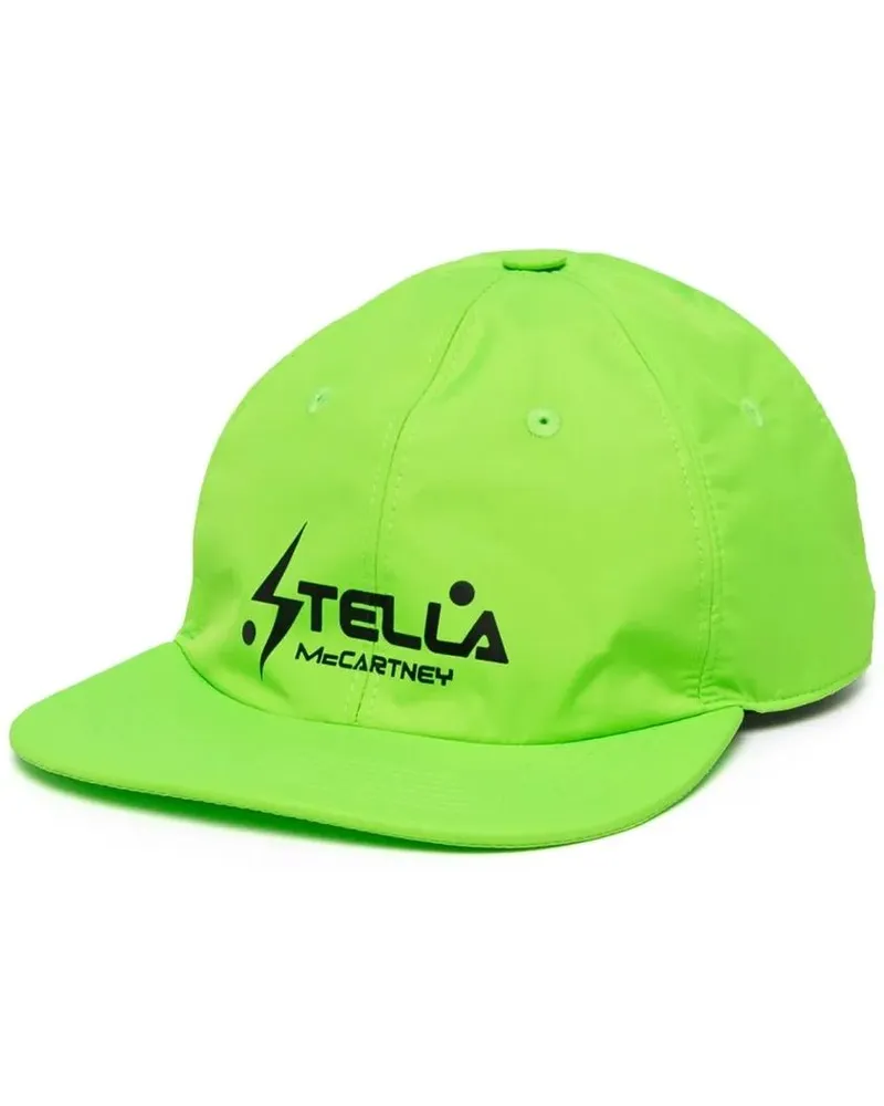 Stella McCartney Caps & Mützen Logo Baseball Cap grün Grün