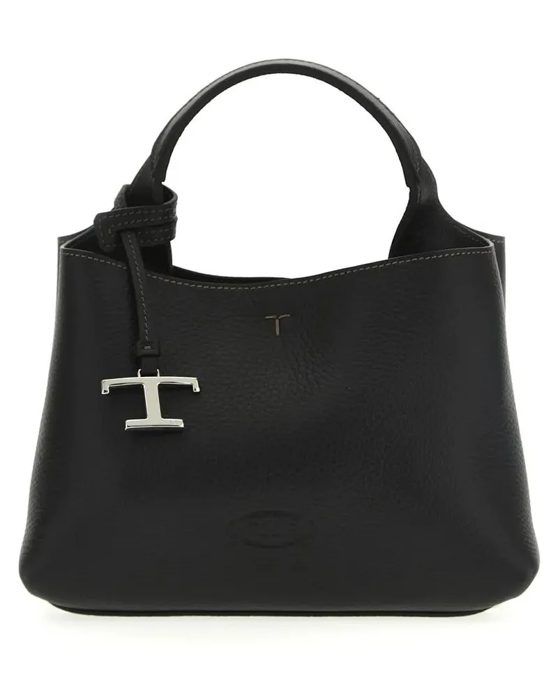TOD'S Shopper & Totes Micro Leather Handbag schwarz Schwarz