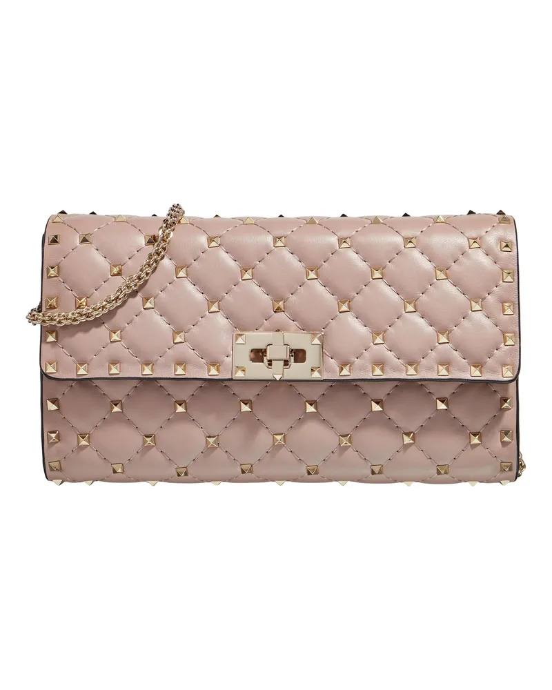 Valentino Garavani Crossbody Bags Rockstud Spike Shoulder Bag rosa Gold