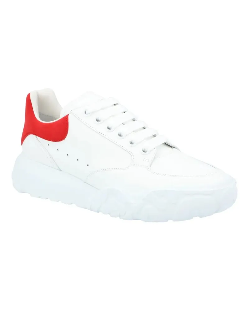 Alexander McQueen Low-Top Sneaker Oversized Court Trainer weiß Weiß