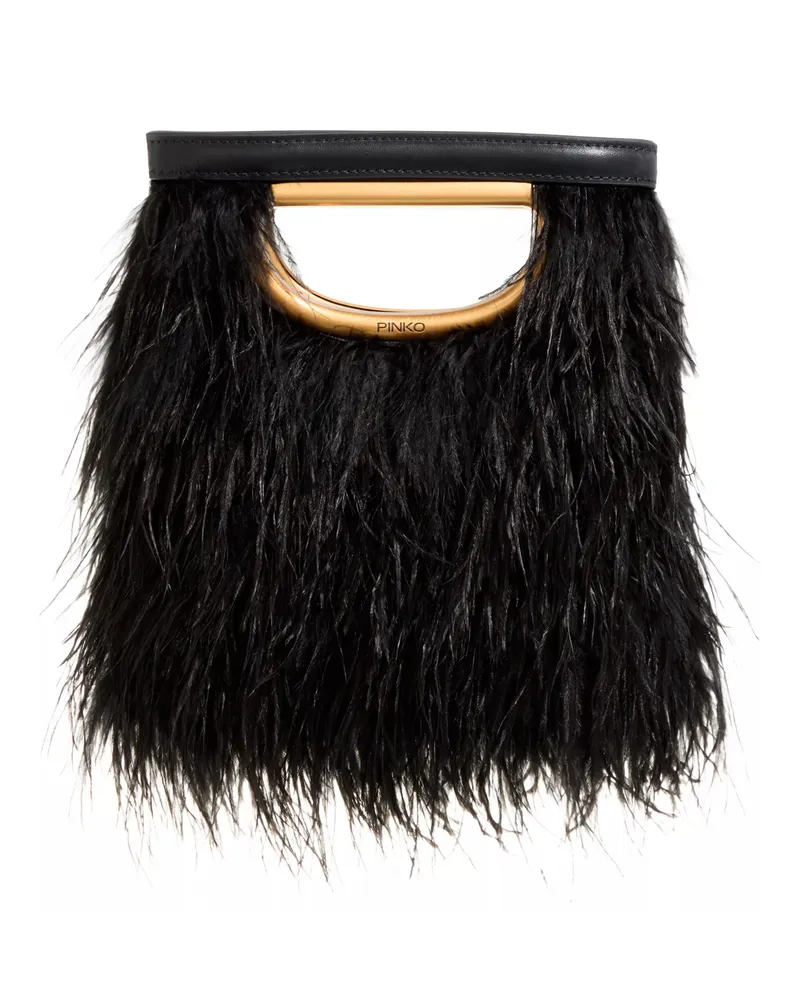 Pinko Clutches Square Mini schwarz Schwarz