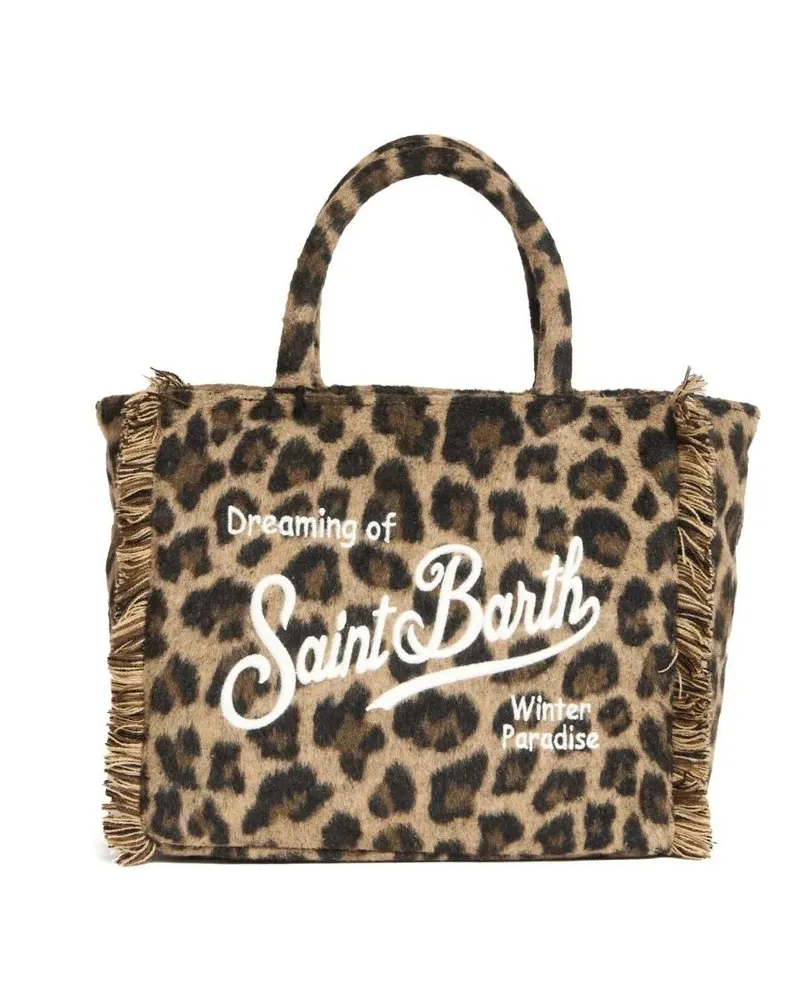 MC2 Saint Barth Shopper & Totes Colette Bag In Leopard Felt braun Braun