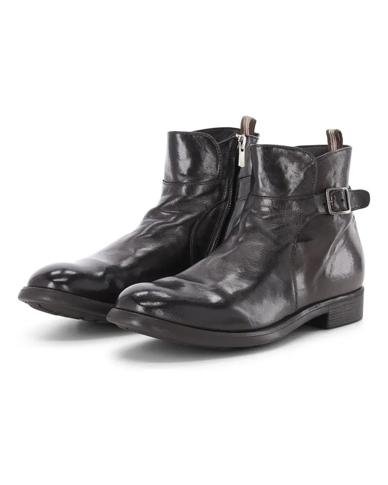 Officine Creative Italia Low-Top Sneaker Boots Chronicle mit Reißverschluss braun Braun
