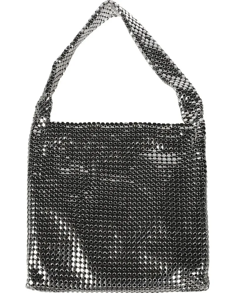 Paco Rabanne Crossbody Bags Pixel Cabas Bag Metallic gunmetal Gunmetal