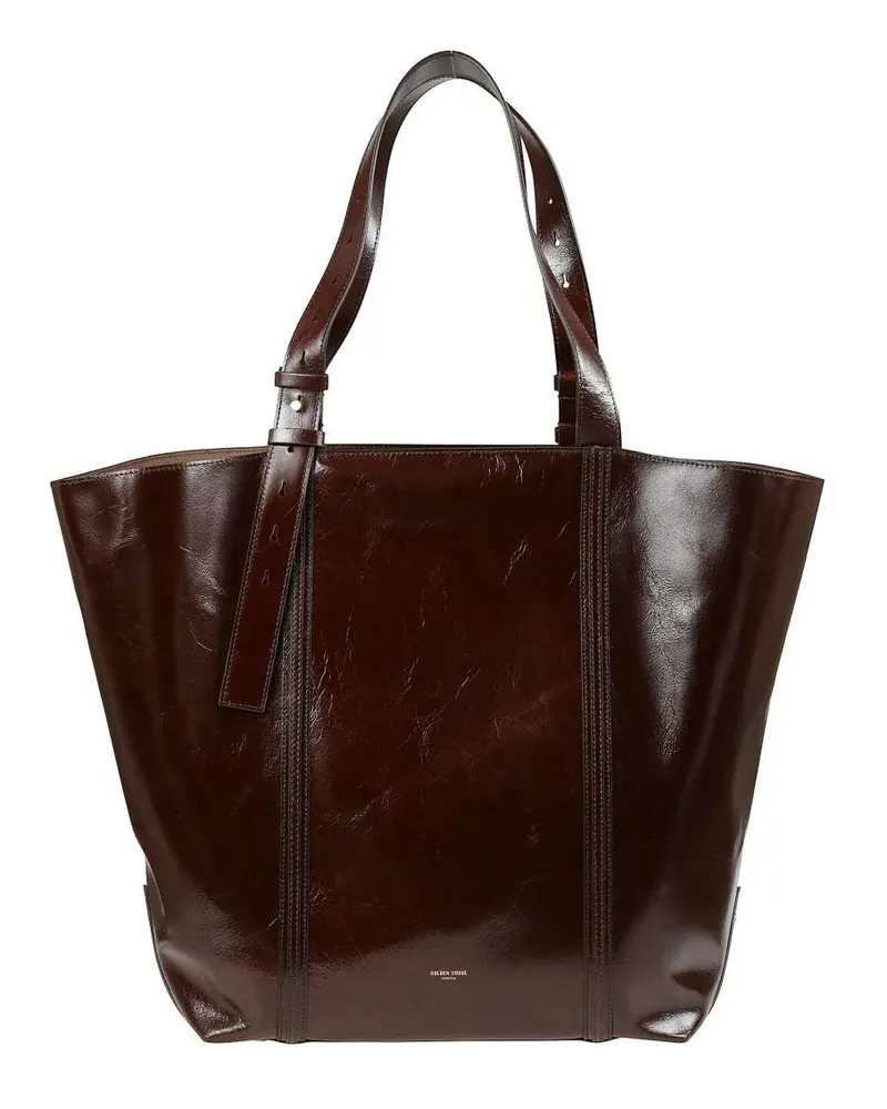 Golden Goose Shopper & Totes Leather Shopper Bag braun Braun