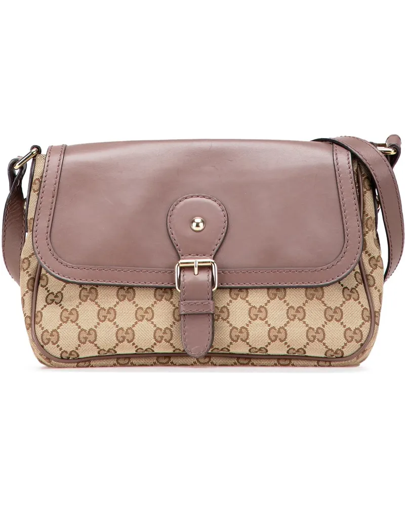 Gucci Hobo Bags GG Canvas Sukey Crossbody braun Braun