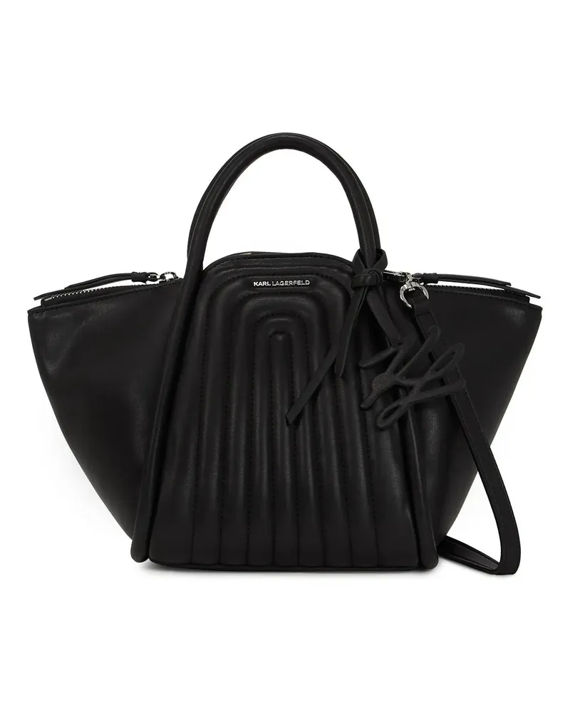 Karl Lagerfeld Shopper K/WELLEN TOTE-BAG schwarz Schwarz