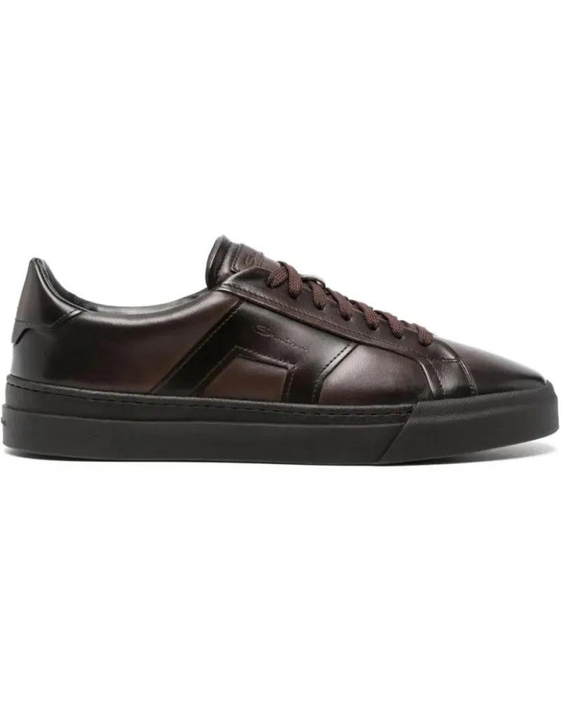 Santoni Low-Top Sneaker Sneaker With Logo braun Braun