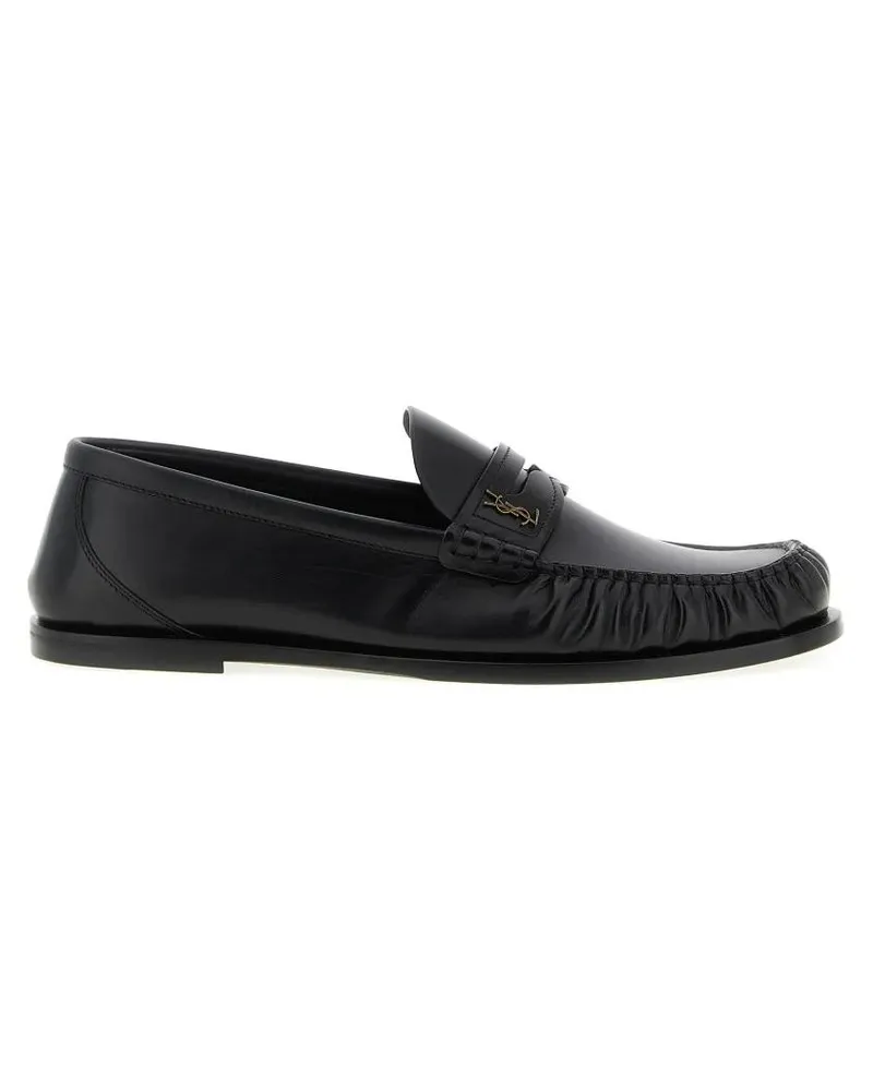 Saint Laurent Loafer Laurent' Loafers schwarz Schwarz