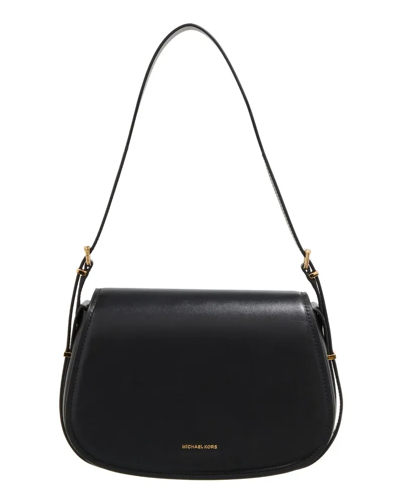Michael Kors Hobo Bags Lydia Md Flap Messenger schwarz Schwarz