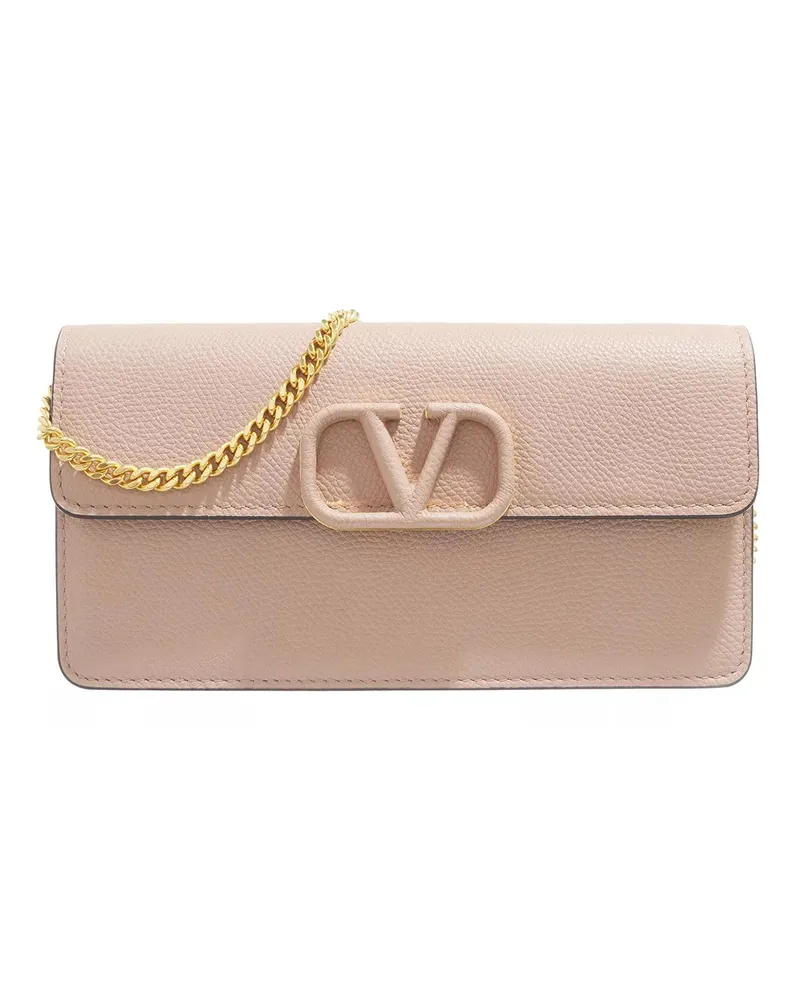 Valentino Garavani Crossbody Bags Vitello Soft Bag Gold