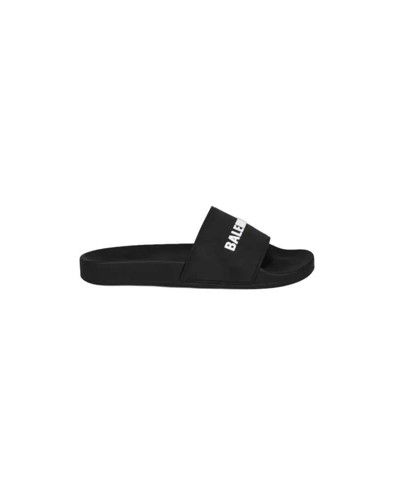 Balenciaga Sandalen & Sandaletten Pool Slide Sandal Schwarz